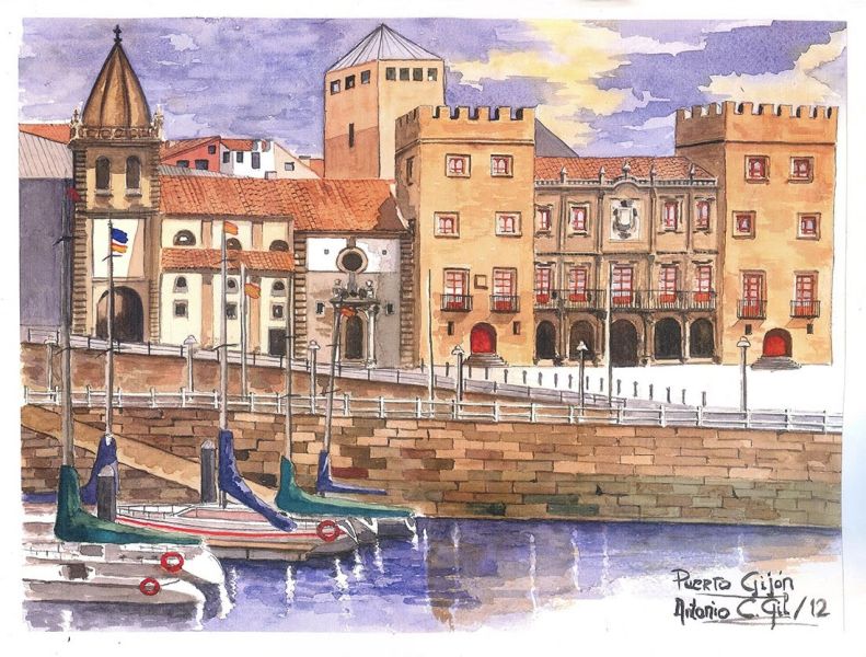 Archivo:Puerto de gijon palacio revillagigedo.jpg